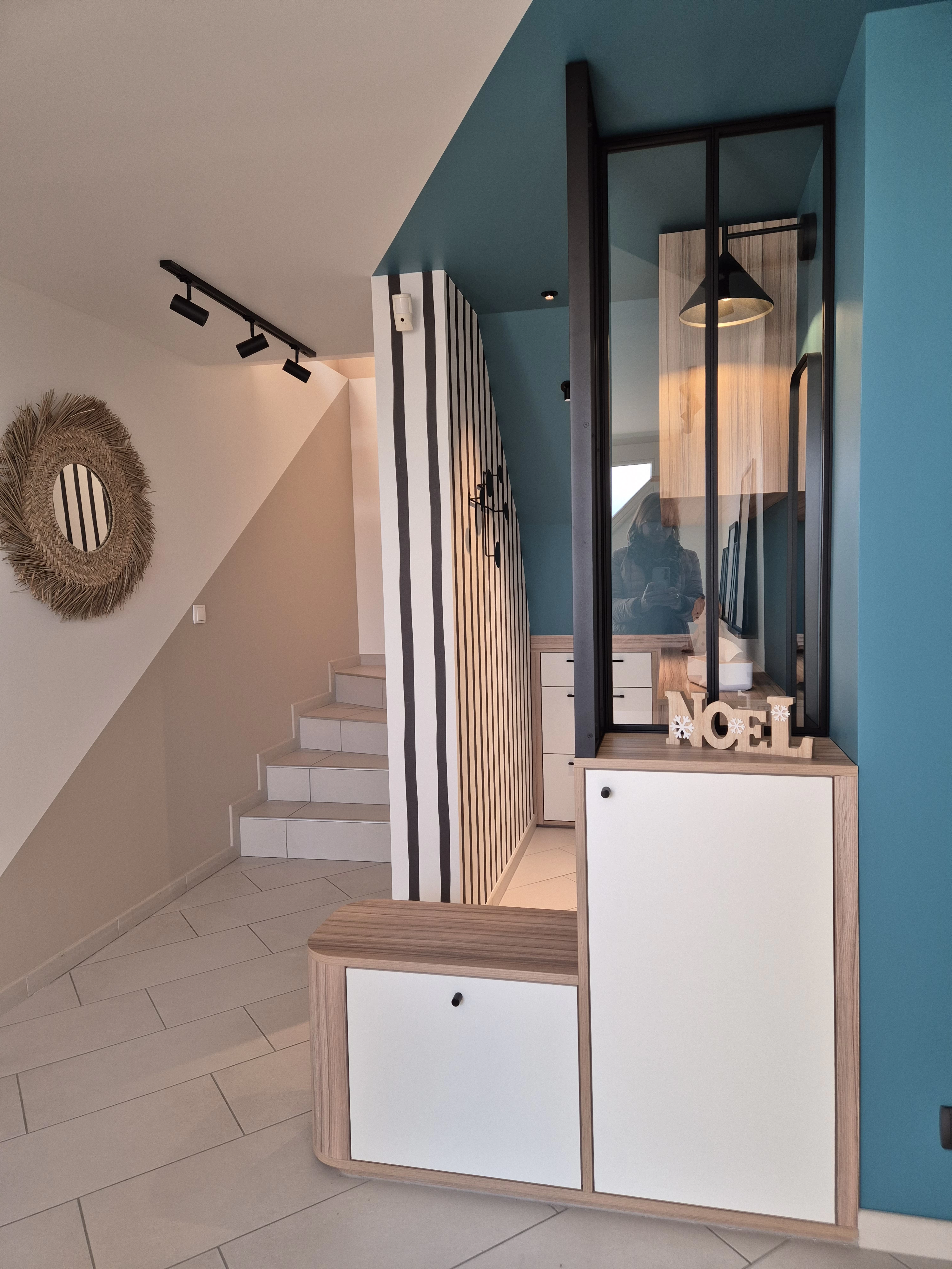 Projet Les Carrés — Placard sous escalier après
